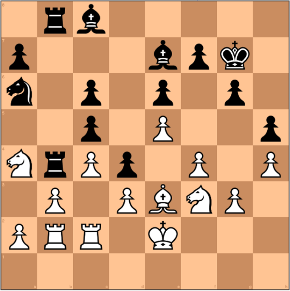 Immagine che contiene pezzo degli scacchi, gioco da tavolo, Giochi, scacchi

Il contenuto generato dall'IA potrebbe non essere corretto.